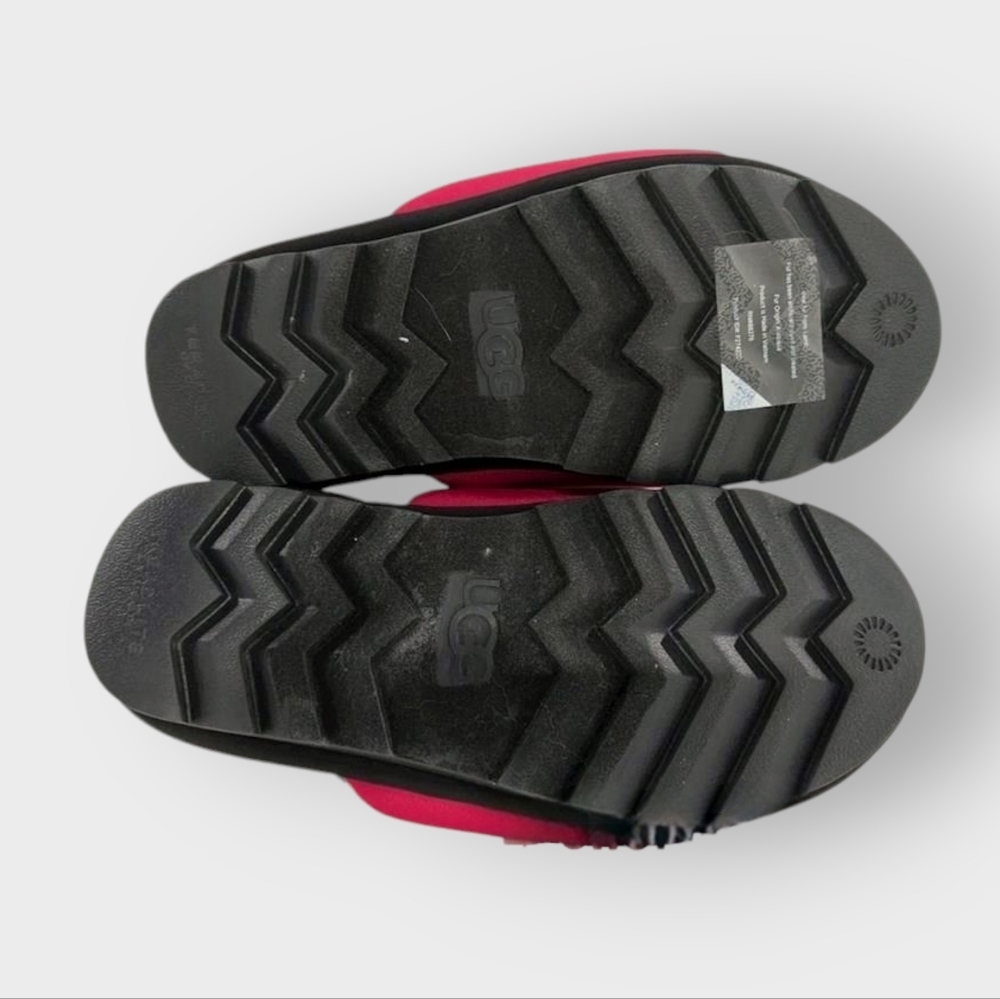 Ugg Maxi Graphic Raspberry Black Platform Slide S… - image 6